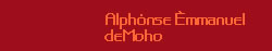Alph�nse �mmanuel deMoho